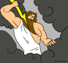 Dibujo Dios Zeus pintado por andrus100