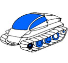 Dibujo Nave tanque pintado por nbbnbnb