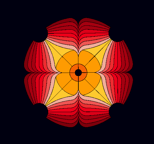 Dibujo Mandala 16 pintado por TaniaPink