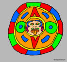 Dibujo Calendario maya pintado por pilgica5