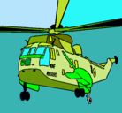 Dibujo Helicóptero al rescate pintado por manel