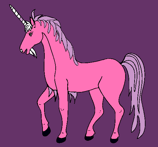 Dibujo Unicornio II pintado por perr