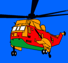 Dibujo Helicóptero al rescate pintado por raiberth