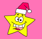 Dibujo estrella de navidad pintado por 5633688688689