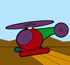 Dibujo Helicóptero pequeño pintado por dodai 