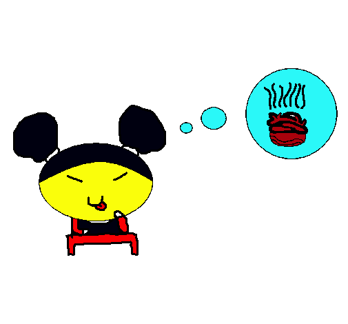 Dibujo Pucca pintado por luccyy