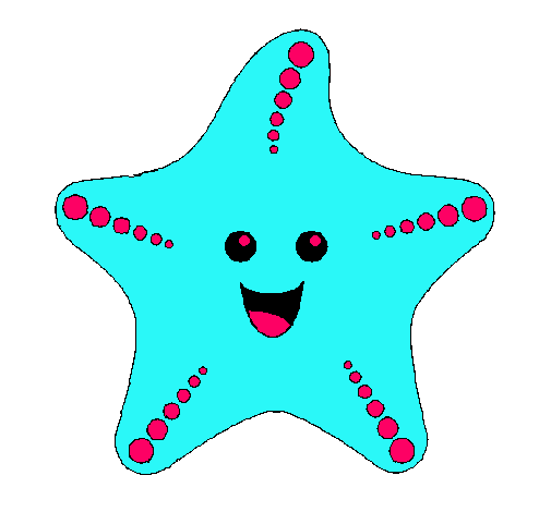 Dibujo Estrella de mar pintado por razzi16