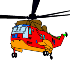 Dibujo Helicóptero al rescate pintado por javiermedina1