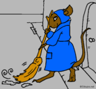 Dibujo La ratita presumida 1 pintado por raton