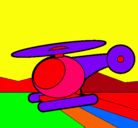 Dibujo Helicóptero pequeño pintado por forgecito