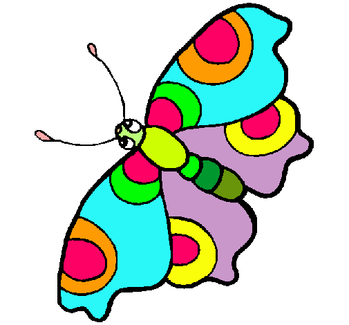 Dibujo Mariposa pintado por viviana12