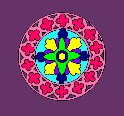 Dibujo Mandala 21 pintado por esrefy