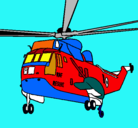Dibujo Helicóptero al rescate pintado por 1234567890