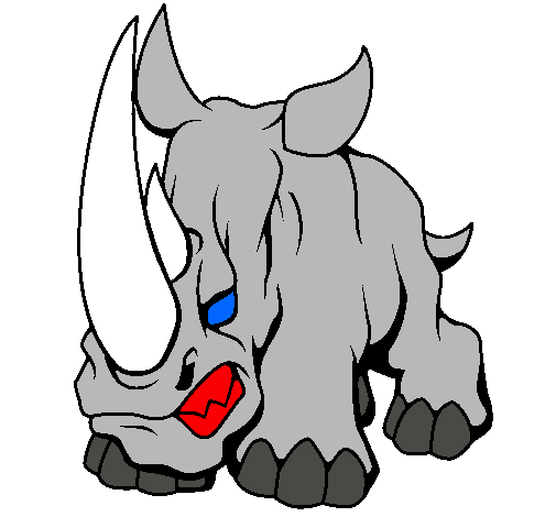Dibujo Rinoceronte II pintado por angel1505
