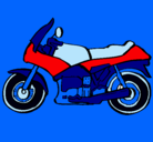 Dibujo Motocicleta pintado por sergio12345