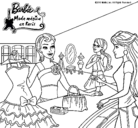 Dibujo Barbie en una tienda de ropa pintado por mdgrr
