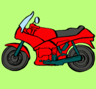 Dibujo Motocicleta pintado por papanoel