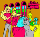 Dibujo Barbie y su amiga mirando ropa pintado por roserliahorcas