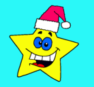 Dibujo estrella de navidad pintado por greismaR