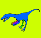 Dibujo Velociraptor II pintado por Johann