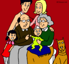 Dibujo Familia pintado por ugfvf