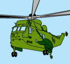 Dibujo Helicóptero al rescate pintado por cotiro