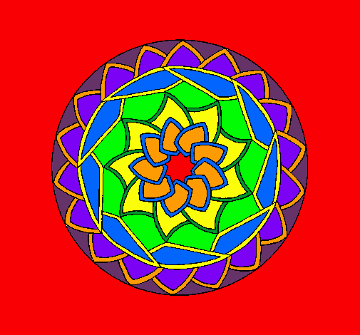 Dibujo Mandala 1 pintado por coralmu004