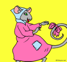 Dibujo La ratita presumida 7 pintado por fresita