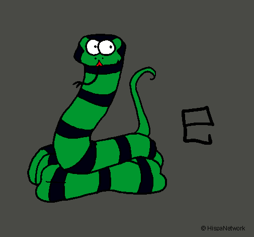 Dibujo Serpiente pintado por YuLi