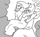 Dibujo El rapto de Perséfone pintado por CXBBVNJHJHN