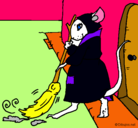 Dibujo La ratita presumida 1 pintado por atina
