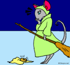 Dibujo La ratita presumida 2 pintado por julietita