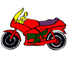Dibujo Motocicleta pintado por MOTOS