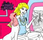 Dibujo Barbie llega a París pintado por dania123
