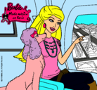 Dibujo Barbie llega a París pintado por analizbeth