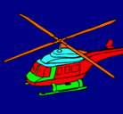 Dibujo Helicóptero  pintado por juanma