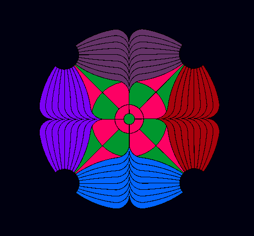 Dibujo Mandala 16 pintado por amalia