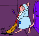 Dibujo La ratita presumida 1 pintado por Esther5