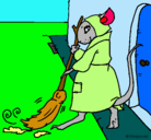 Dibujo La ratita presumida 1 pintado por julietita