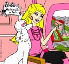 Dibujo Barbie llega a París pintado por macasu