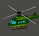 Dibujo Helicóptero  pintado por medrano