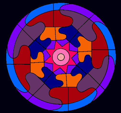 Dibujo Mandala 31 pintado por amalia