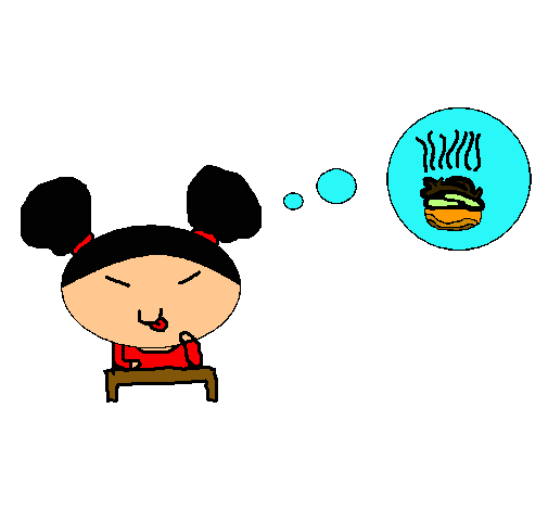 Dibujo Pucca pintado por toty