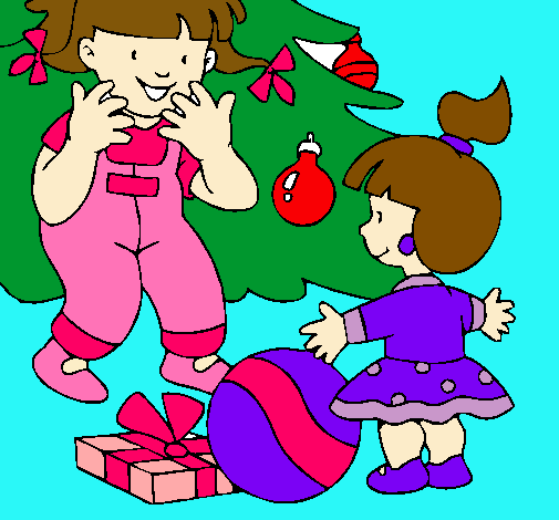 Dibujo Regalos de navidad pintado por leslie0457