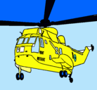 Dibujo Helicóptero al rescate pintado por 11233