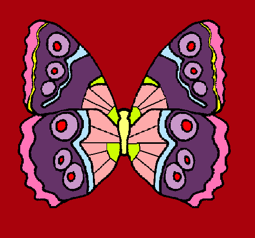 Dibujo Mariposa pintado por princessa9