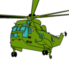 Dibujo Helicóptero al rescate pintado por lauty