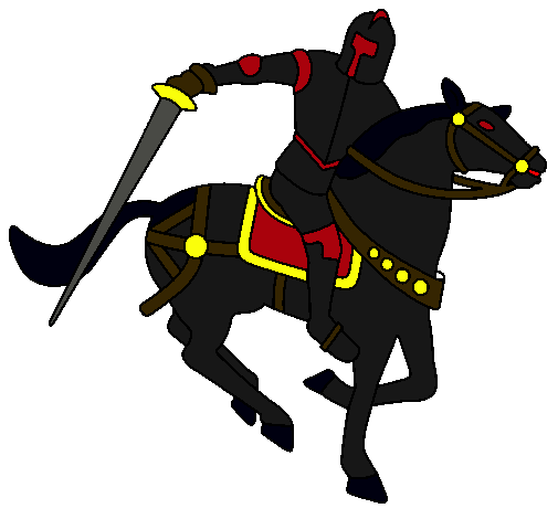 Dibujo Caballero a caballo IV pintado por Mosterhunter 