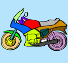 Dibujo Motocicleta pintado por maikel