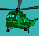 Dibujo Helicóptero al rescate pintado por DONALD